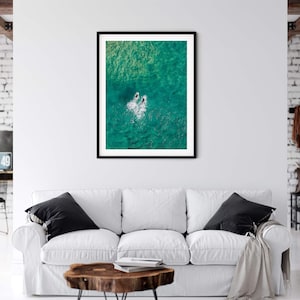 Better Together, Aerial Photography, Large Wall Art, Fine Art, Ocean Aerial, Surf Aerial Photography, Turquoise Wall Art, Australia, Surf