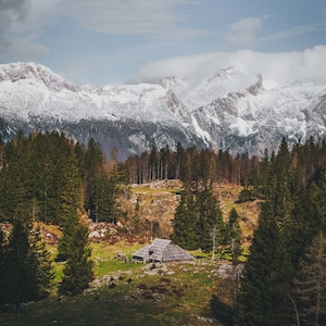 Velika Planina, Photographie de paysage, Impression de paysage, Art de mur, Beaux-Arts, Décor de maison, Slovénie Wall Art Print, Photographie de voyage, Nature
