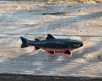 8 inch Dolly Varden BenzieJo Fish Decoy