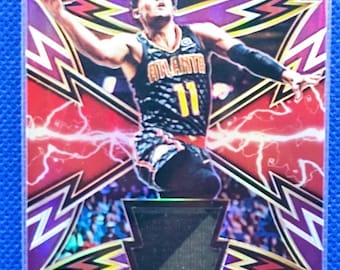 Trae Young Rookie Card NBA Hoops Atlanta Hawks Basketball No. 250