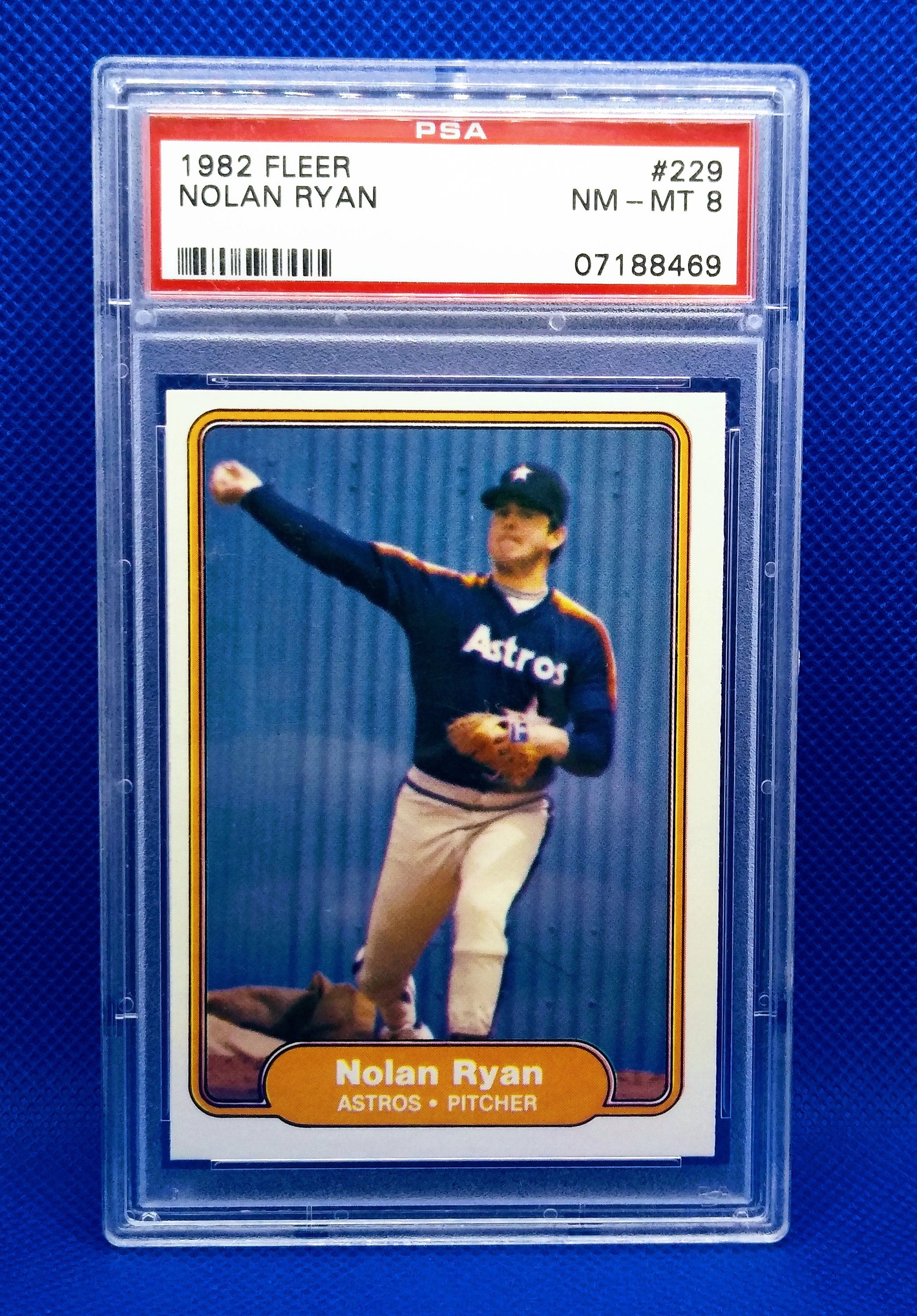 1982 Fleer Baseball Houston Astros Nolan Ryan PSA 8 Nrmt - Etsy