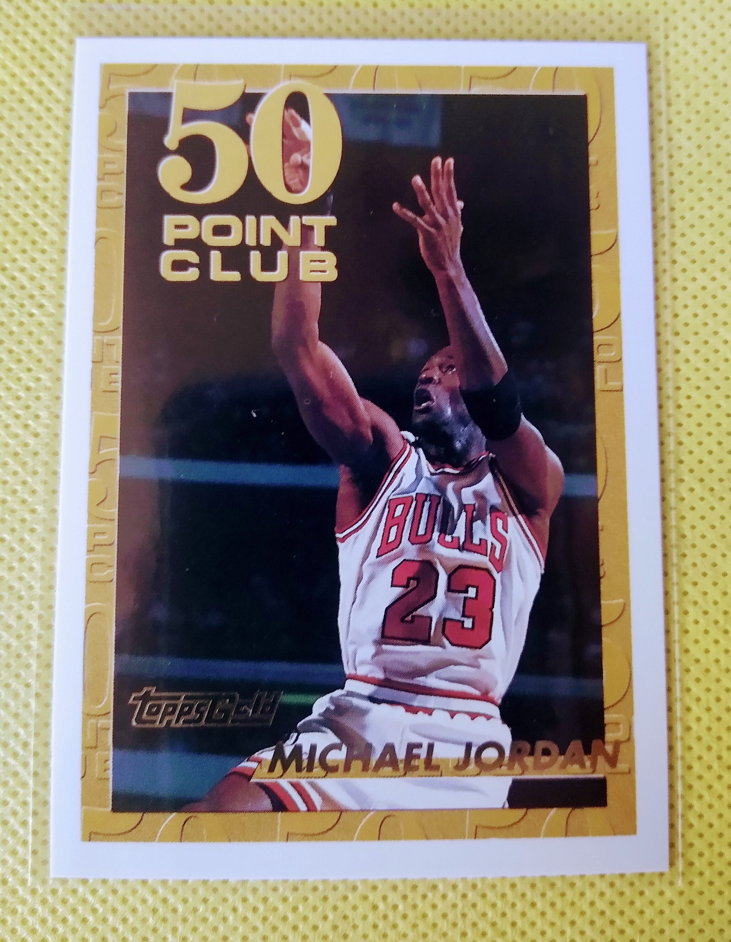 1993 Topps Gold Michael Jordan 64 Chicago Bulls 50 Point Club - Etsy Finland
