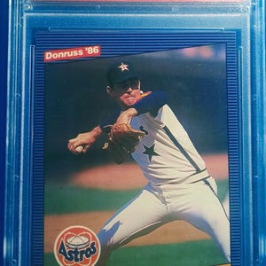 1986 Donruss Nolan Ryan Houston Astros PSA 9 Mint