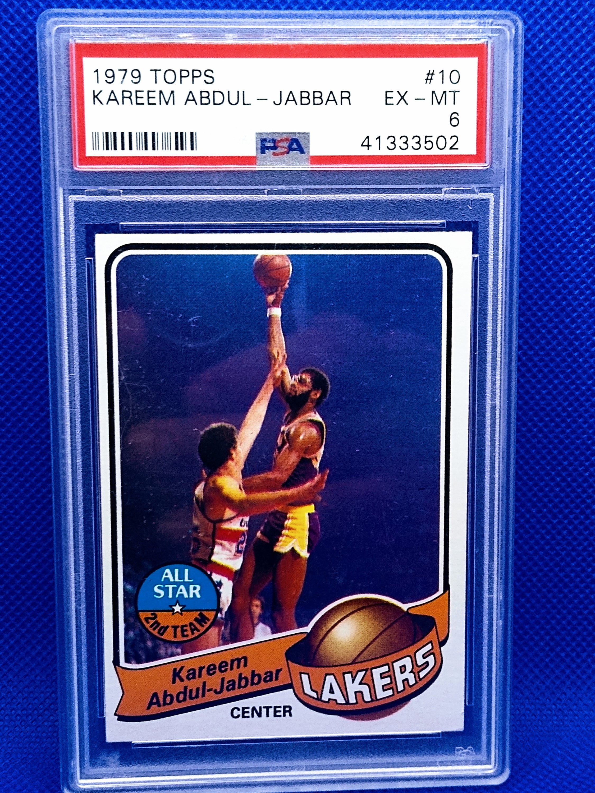 1979 Topps Kareem Abdul-jabbar #10 – PSA 6 Lakers Card - Etsy