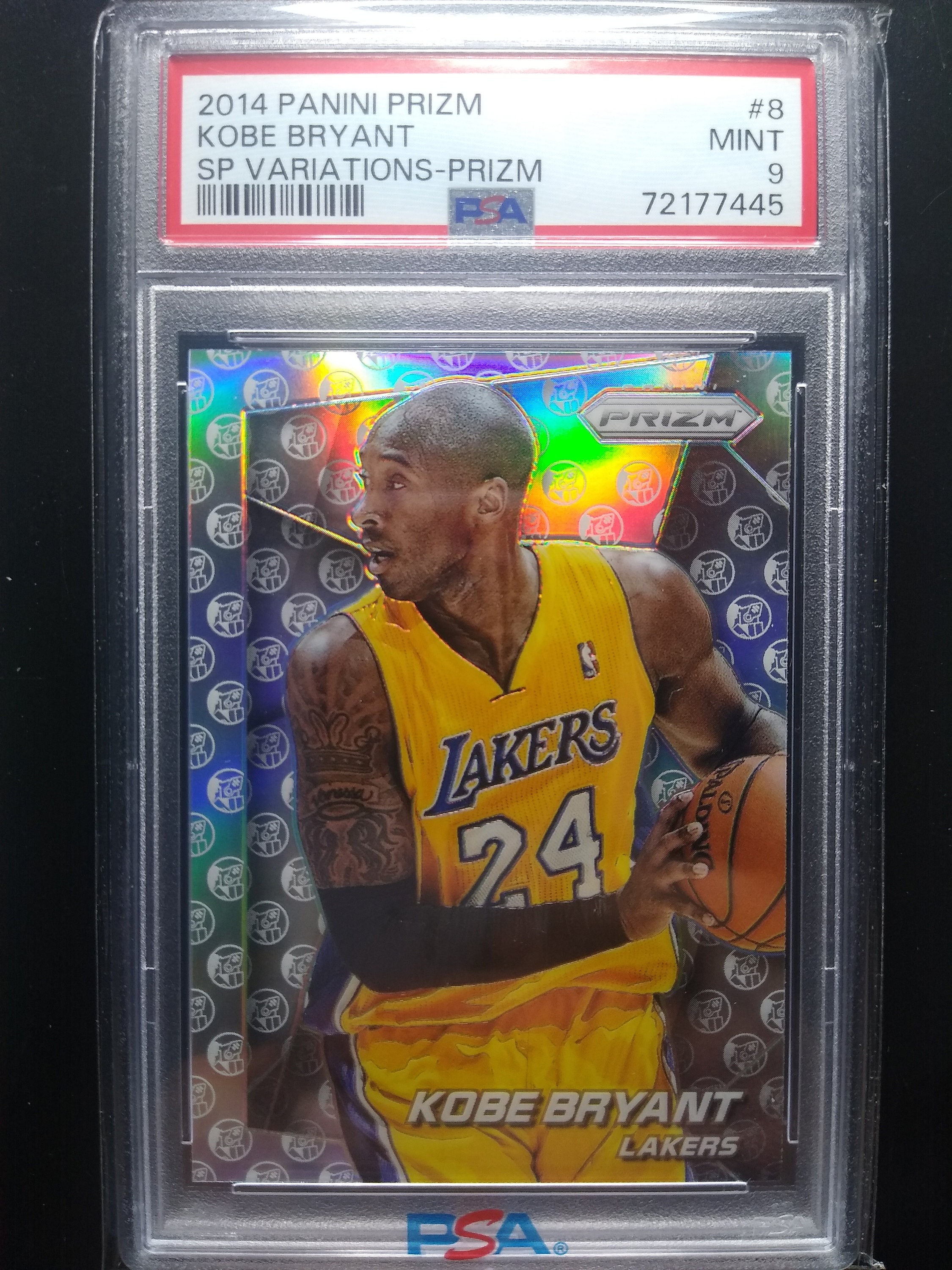 Kobe Bryant Los Angeles Lakers Panini America Autographed White