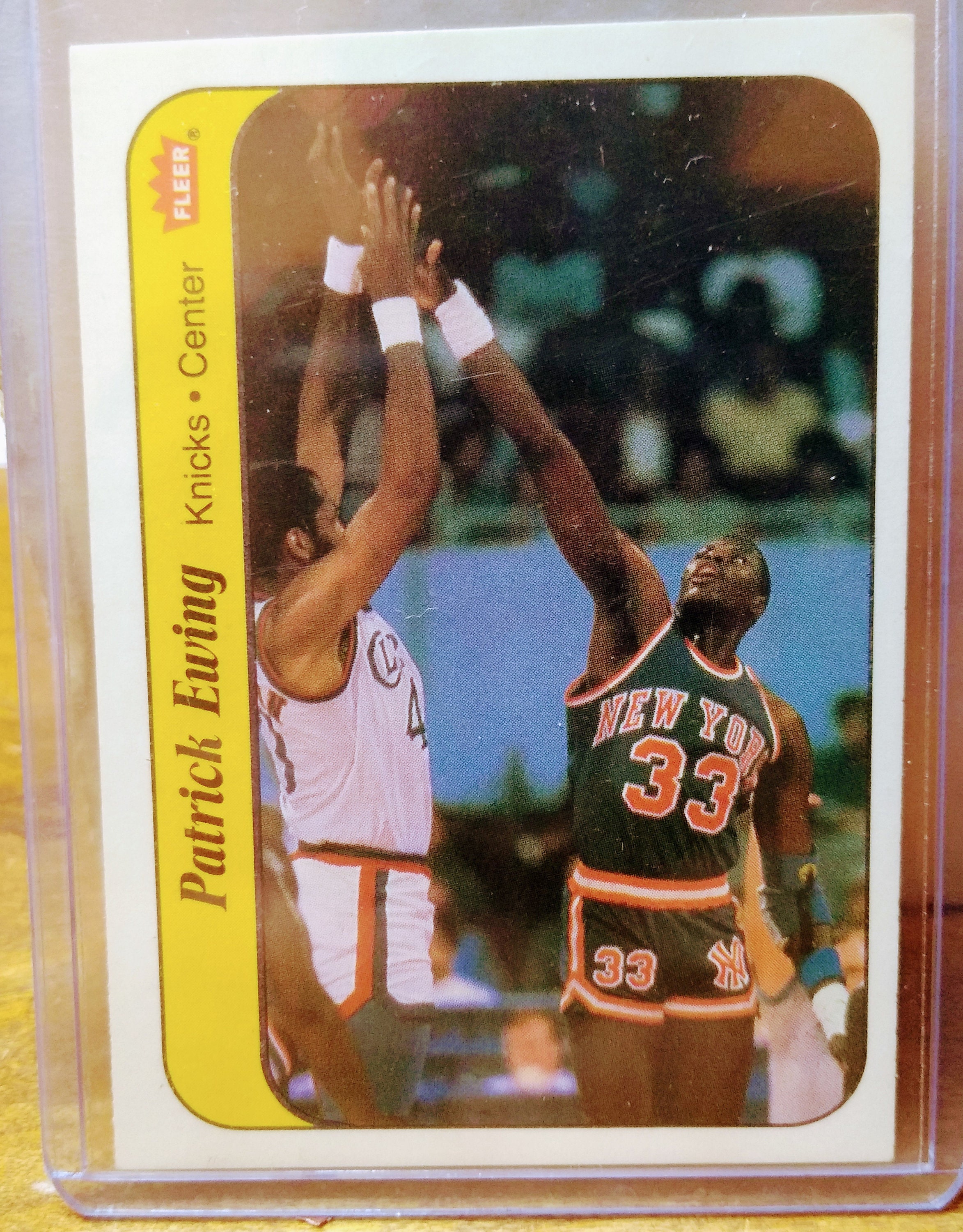 1986 Fleer Basketball New York Knicks Patrick Ewing Sticker - Etsy