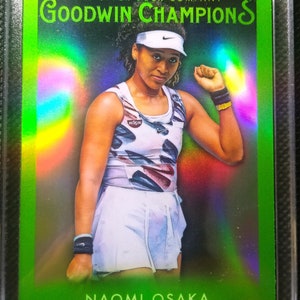 2021 Upper Deck Goodwin Champions Naomi Osaka Platinum Neon Green #15 Tennis
