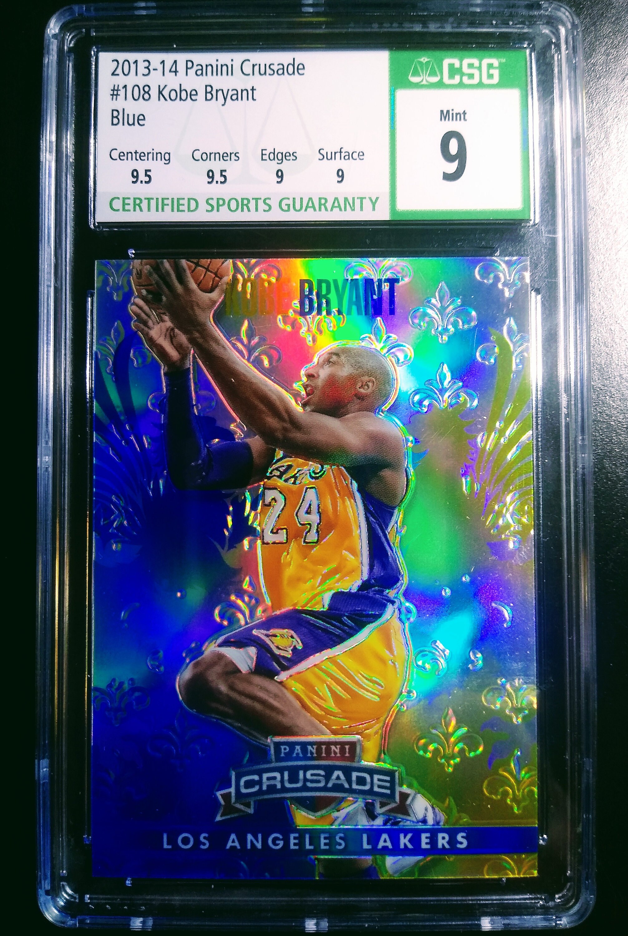 2013-14 panini crusade kobe bryant 20/25