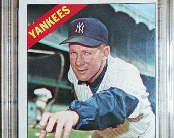 1966 Topps #160 Whitey Ford New York Yankees PSA 4.5 VG-EX+