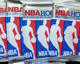 4 packs of 1990-1991 NBA Hoops Series II vintage basketball cards. 15 cards per pack. The official NBA Basketball Card. Jordan? Barkley?