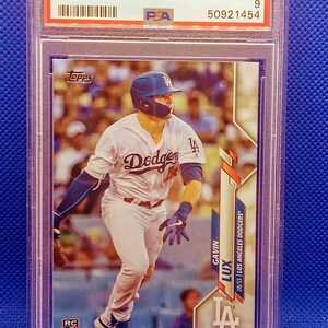Gavin Lux 2020 Topps Baseball #292 PSA 9 Mint Los AngelesDodgers