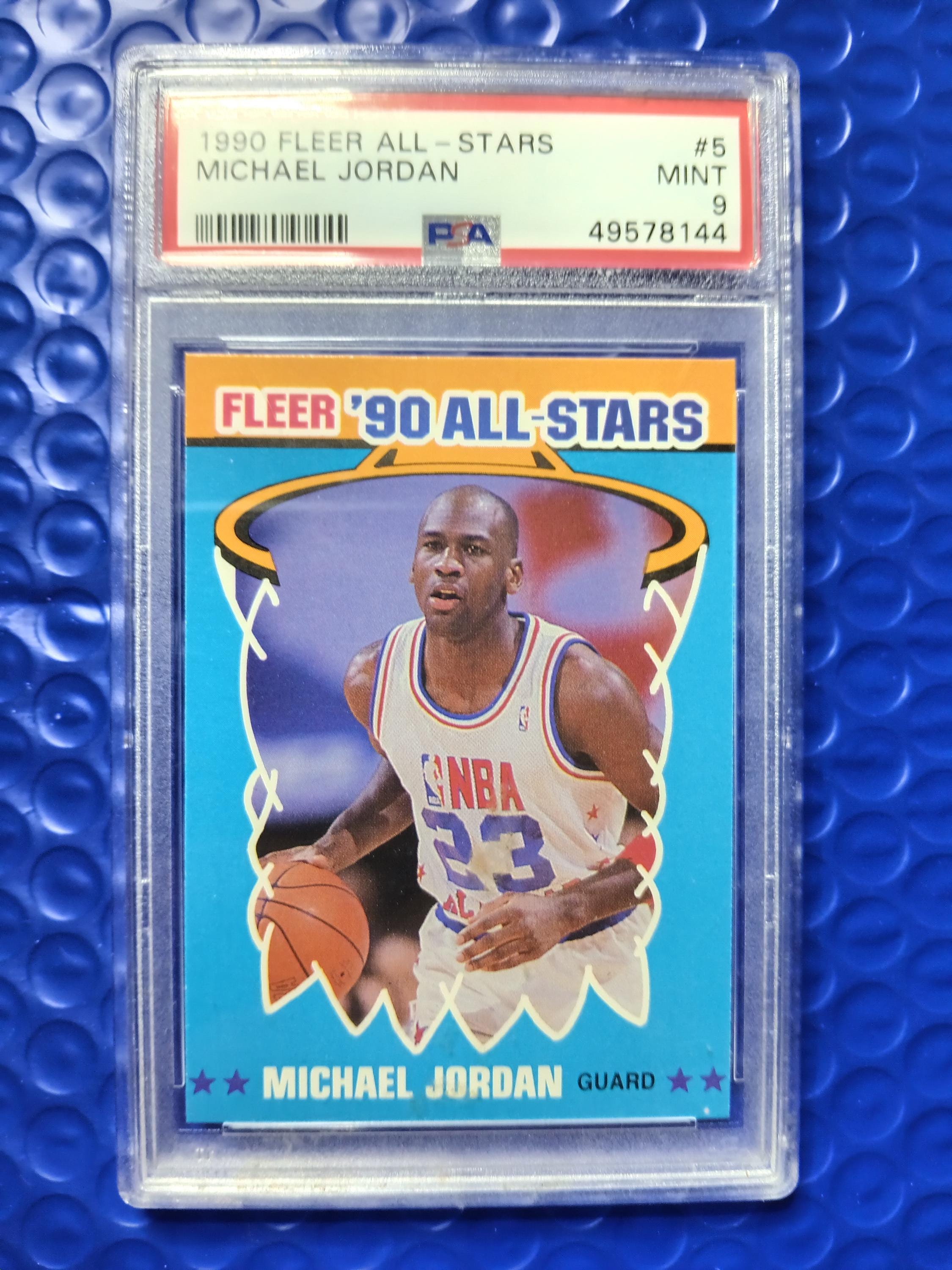Buy 1990-91 Fleer All-star Sticker #5 Michael Jordan Chicago Bulls 