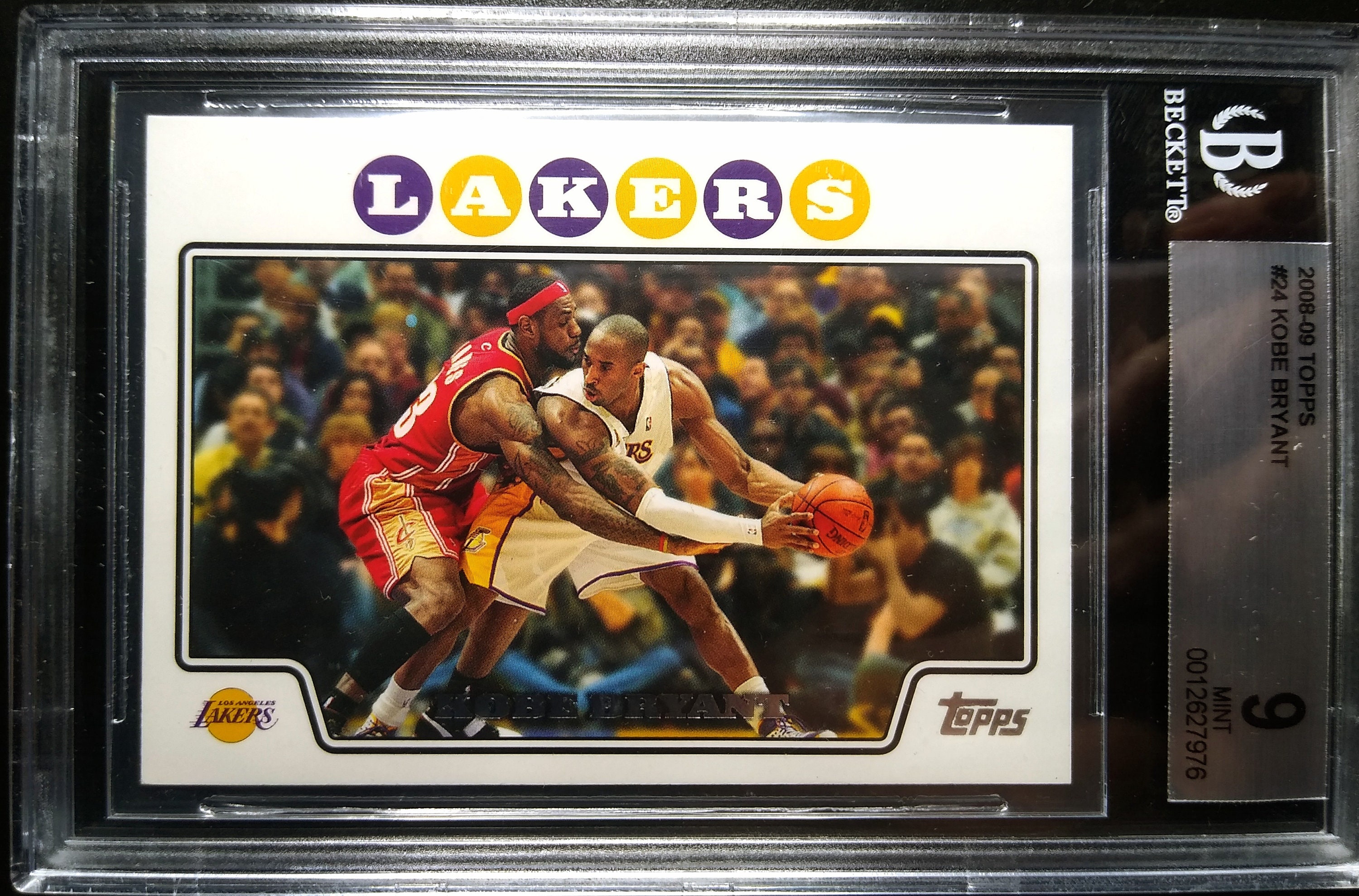 Kobe Bryant Basketball Card MVP 2008 Game 99 Los Angeles Lakers