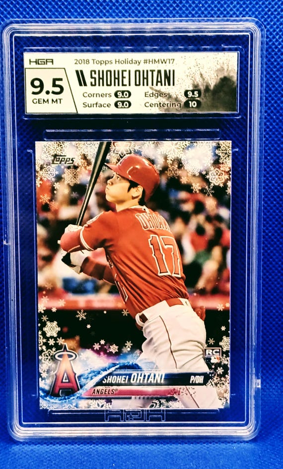 topps 大谷　トラウト 2018PSA ルーキーDOMINANT DUOS 2018 Topps Holiday Shohei Ohtani Rookie Card, HGA 9.5 Gem Mint - Etsy