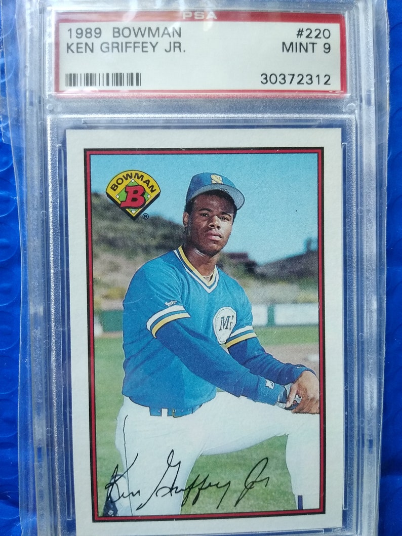 1989 Bowman Baseball Ken Griffey Jr Rookie Card PSA Graded 9 Etsy