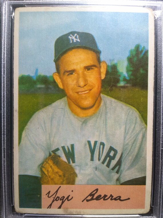 1954 Bowman #161 Yogi Berra New York Yankees PSA 1.5 - Etsy