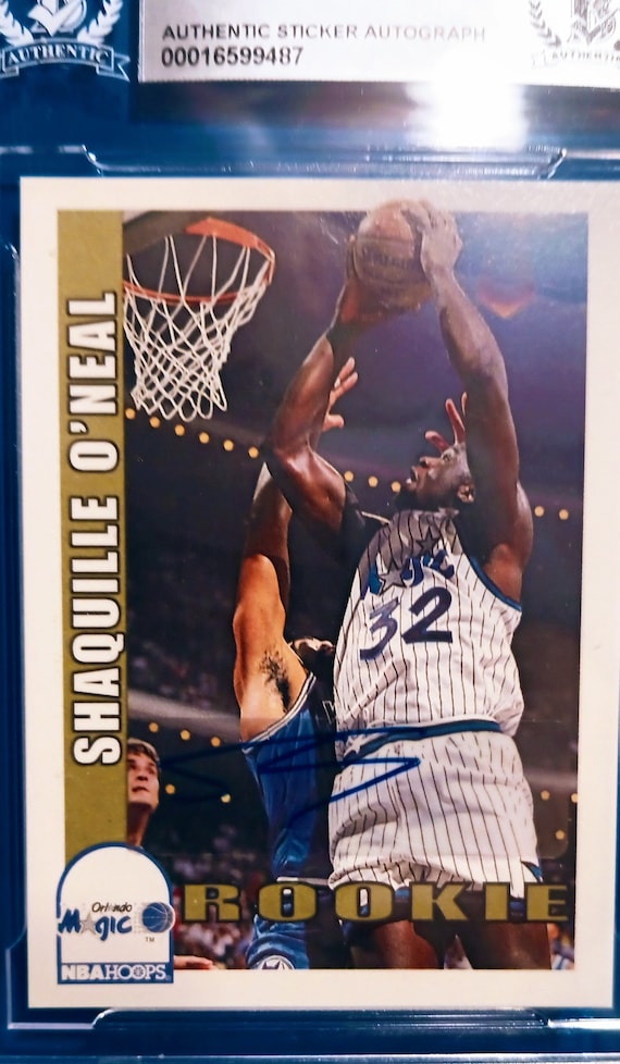 shaquille o'neal rare cards Amazon.com: Shaquille O'Neal (Basketball Card) 1995-96 Fleer