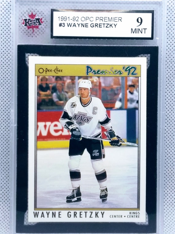 1991-92 O-PEE-CHEE Premier Hockey Wayne Gretzky Los Angeles Kings
