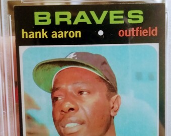 1971 Topps #400 Hank Aaron PSA 6 Mint Atlanta Braves Hall of Fame