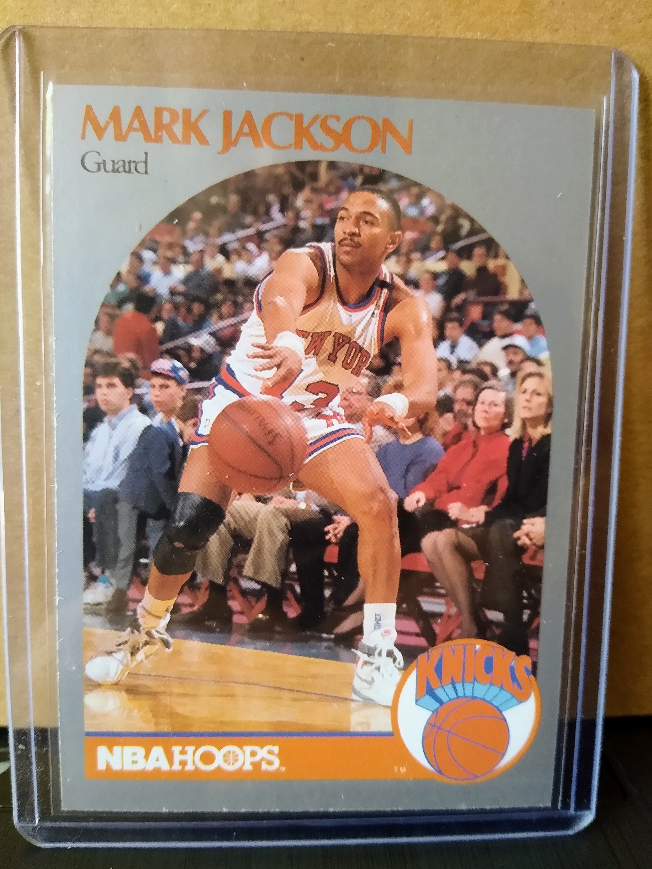  1990 Hoops Basketball Card (1990-91) #205 Mark Jackson