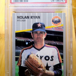 1989 Fleer Glossy Nolan Ryan Houston Astros PSA 10 Gem Mint