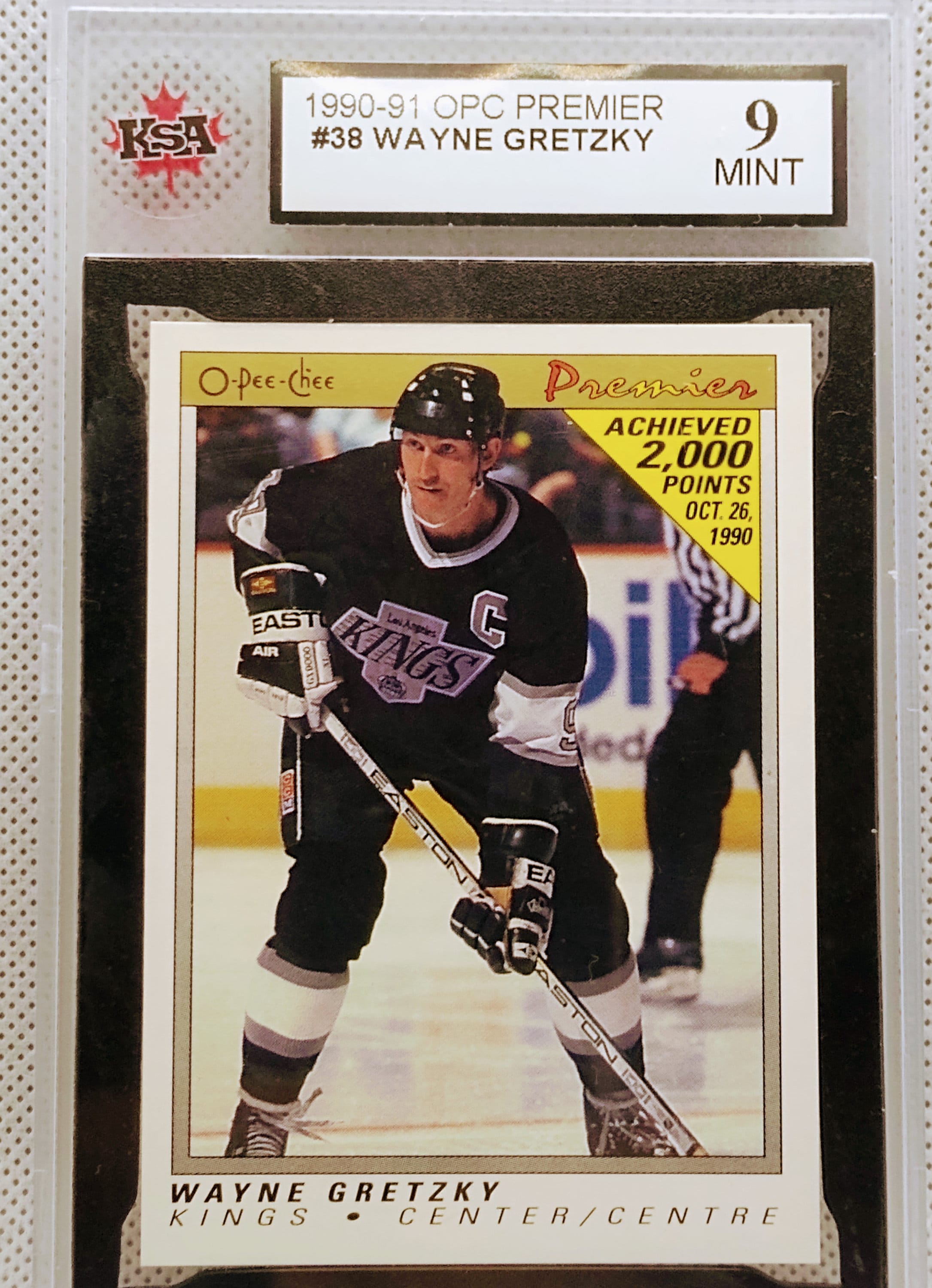 1990-91 O-pee-chee Premier #38 Wayne Gretzky Los Angeles