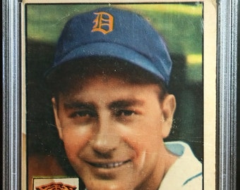 1952 Topps #104 Don Kolloway Detroit Tigers PSA 1