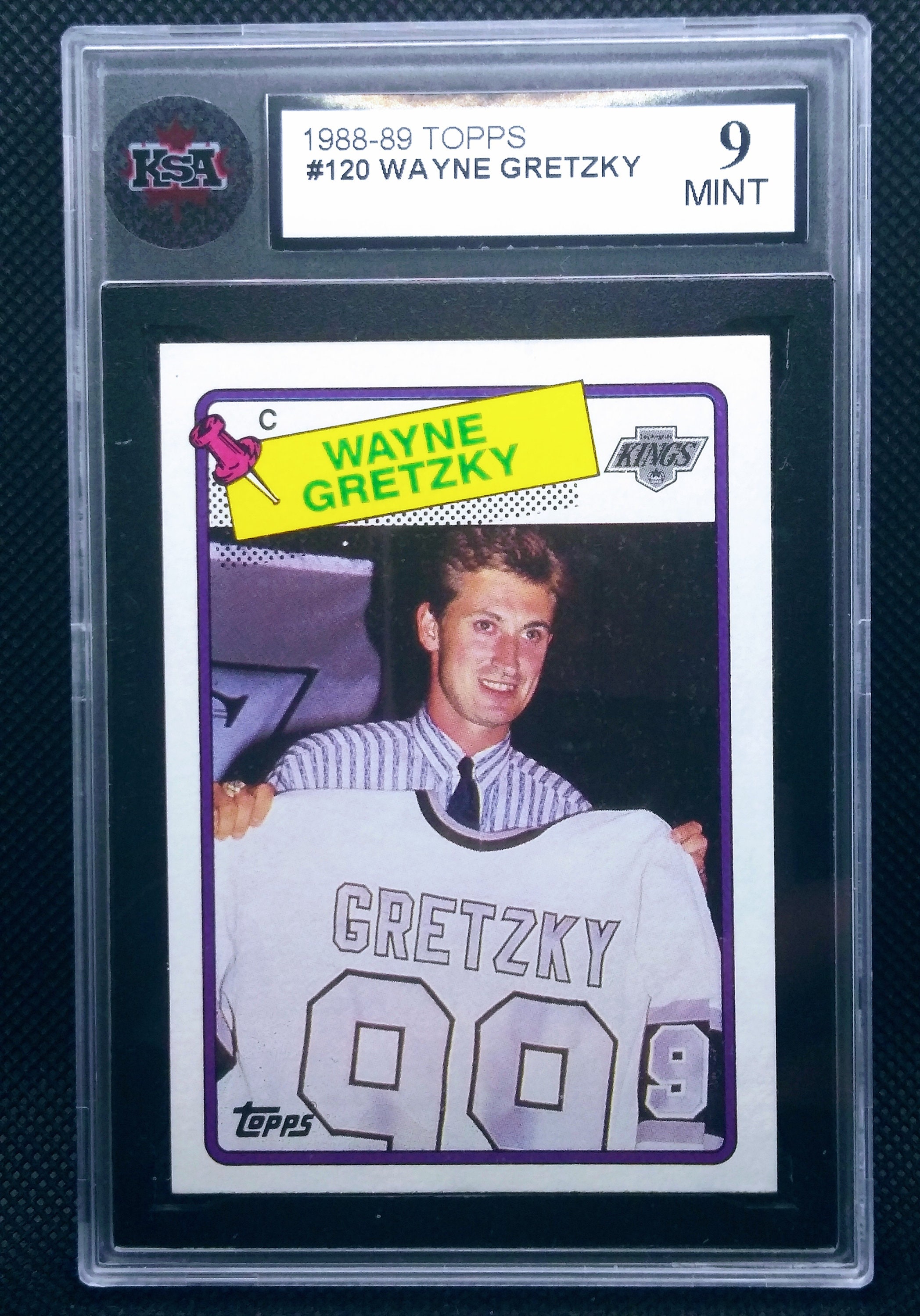 1988-89 Topps 120 Wayne Gretzky First Los Angeles Kings Card - Etsy