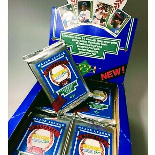 1989 Upper Deck Low # Series (1) One Unopened Foil Pack possible Ken Griffey Jr rookie card!!