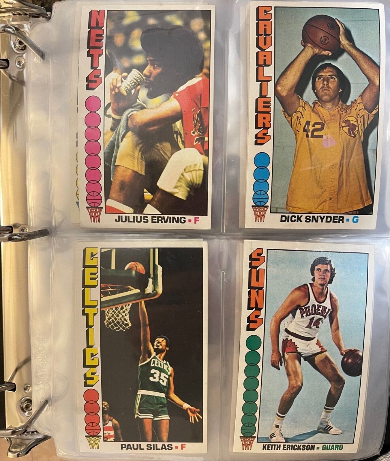 1976-77 Topps Denver Nuggets Team Set 6.5 - EX/MT+