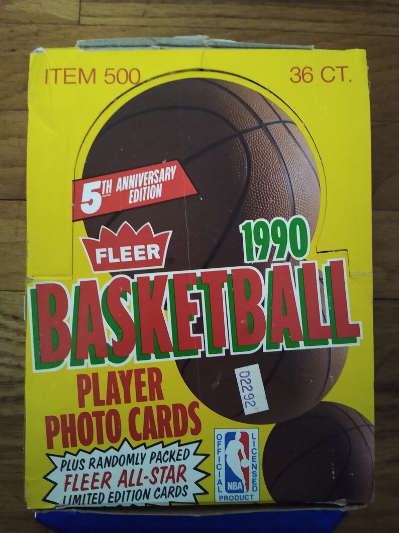 199091 Fleer Basketball Unopened Wax Box 36ct packs
