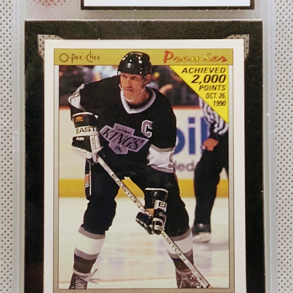 1990-91 O-Pee-Chee Premier #38 Wayne Gretzky Los Angeles Kings KSA 9 Mint