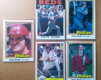 Carte de baseball PETE ROSE 1985 DONRUSS Cincinnati Reds Carte de baseball PETE ROSE 1985 DONRUSS Cincinnati Reds