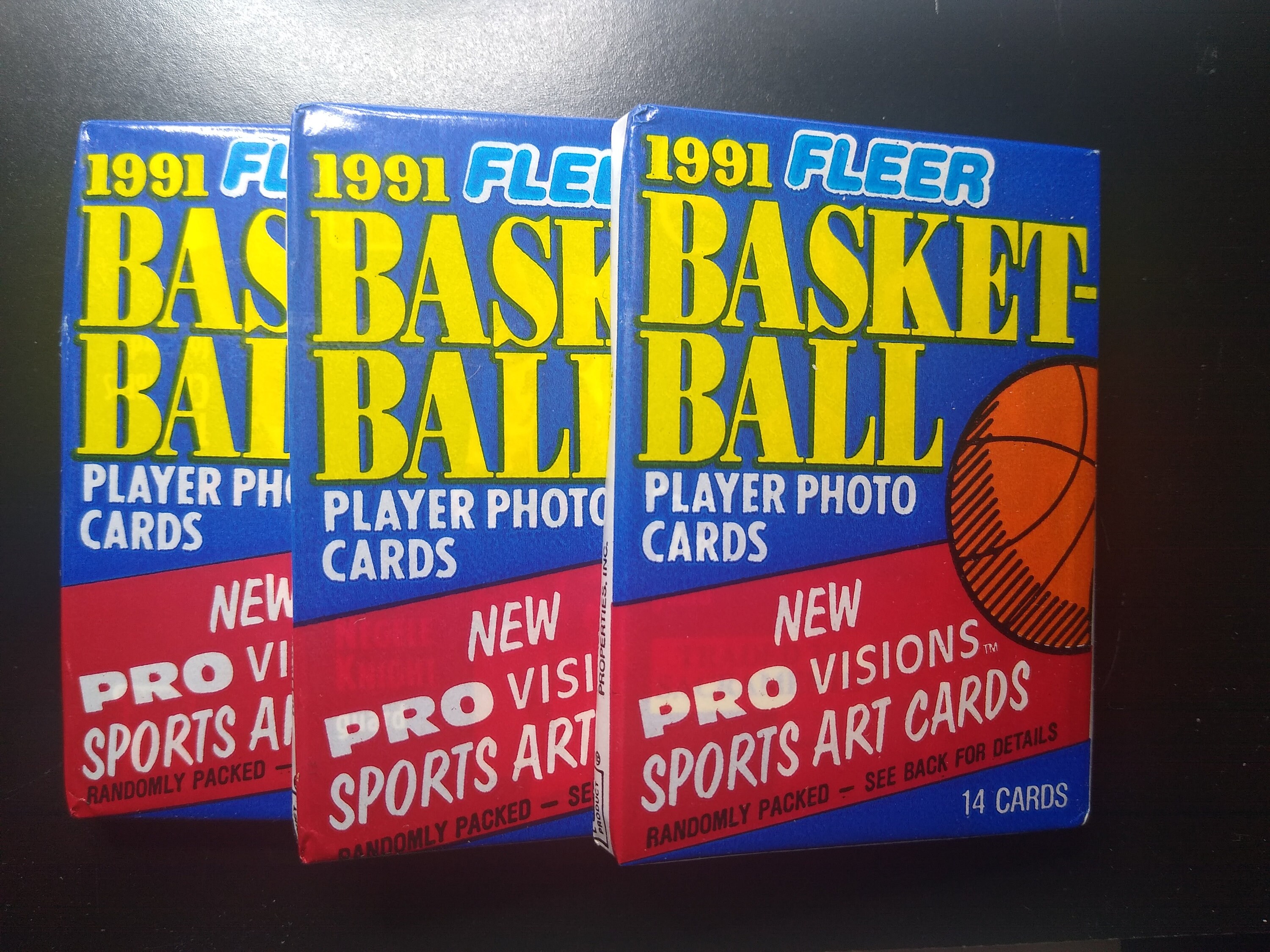 送料無料の通販 1991-92 Fleer Basketball Unopened Wax Packs Lot of Three (3 マジック：ザ・ギャザリング