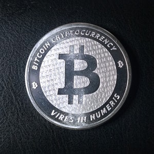 Bitcoin .999 fine silver coin