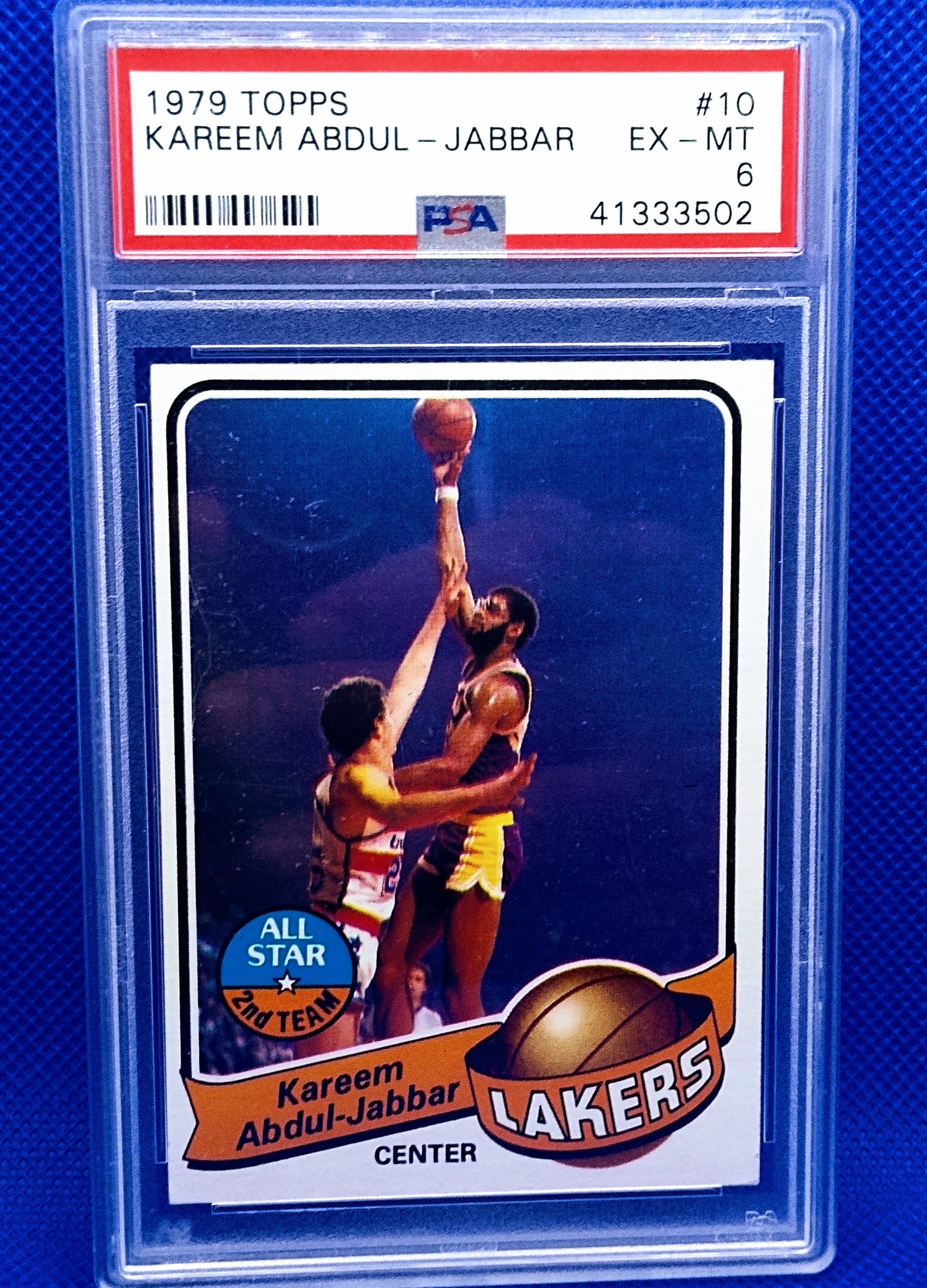 22-23 Chronicles Score KAREEM ABDUL-JABBAR auto 25/49 Los
