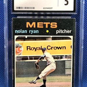1971 Topps Nolan Ryan #513 New York Mets CGC 5 EX