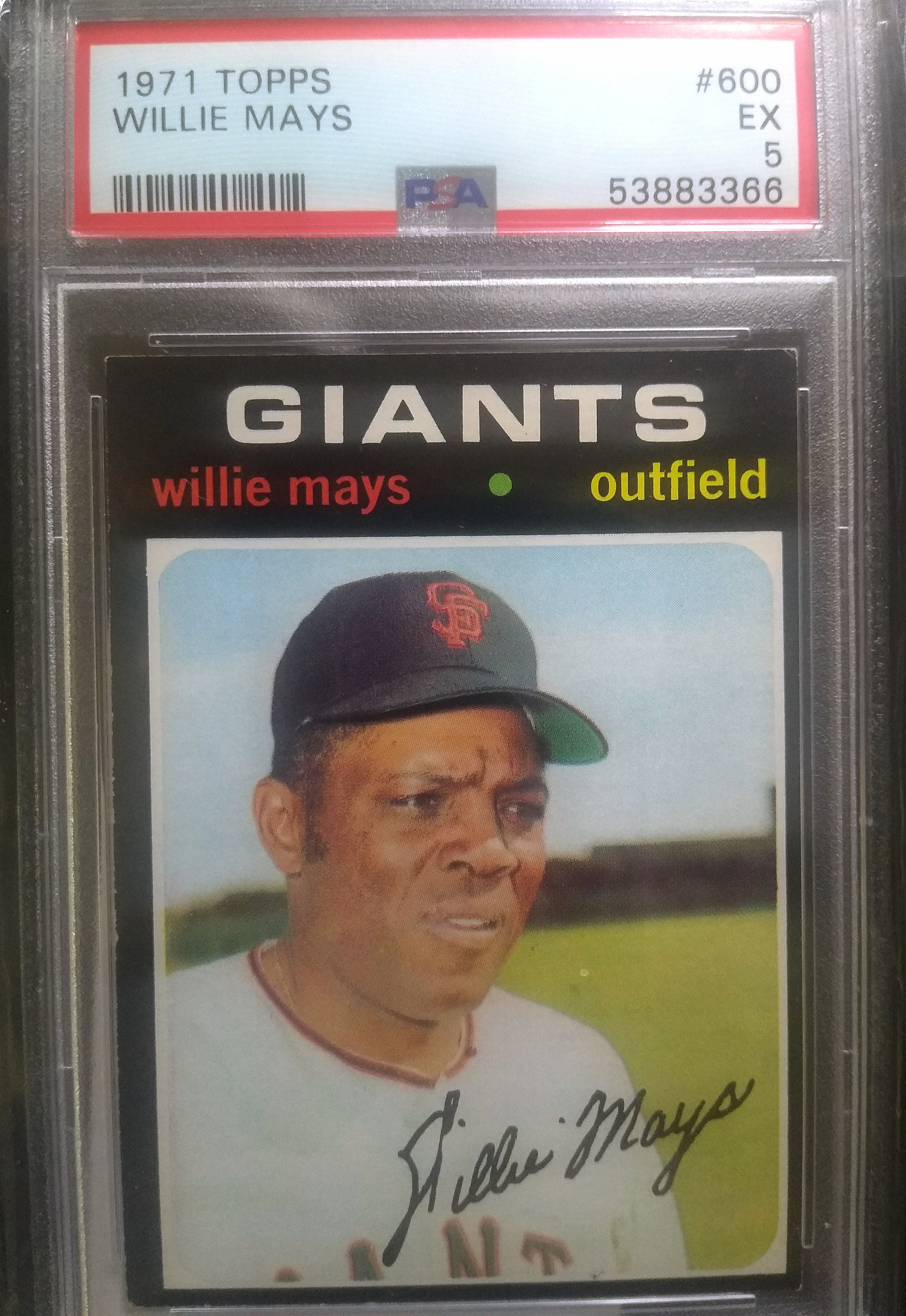 Lot Detail - 1968 Willie Mays Game Used & Signed San Francisco