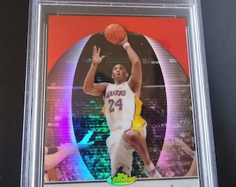 2006 Topps Finest Kobe Bryant Red Refractor #25, PSA 9