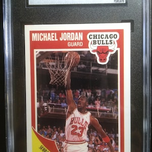 1989 Fleer Basketball #21 Michael Jordan Chicago Bulls SGC 8.5 Nr-Mt