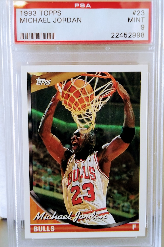 1993 Topps Basketball 23 Michael Jordan PSA 9 Mint HOF GOAT