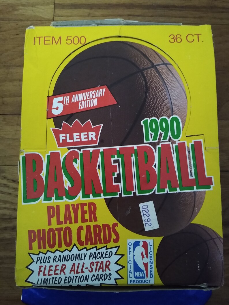 1990-91 Fleer Basketball Unopened Wax Box 36ct packs possible | Etsy