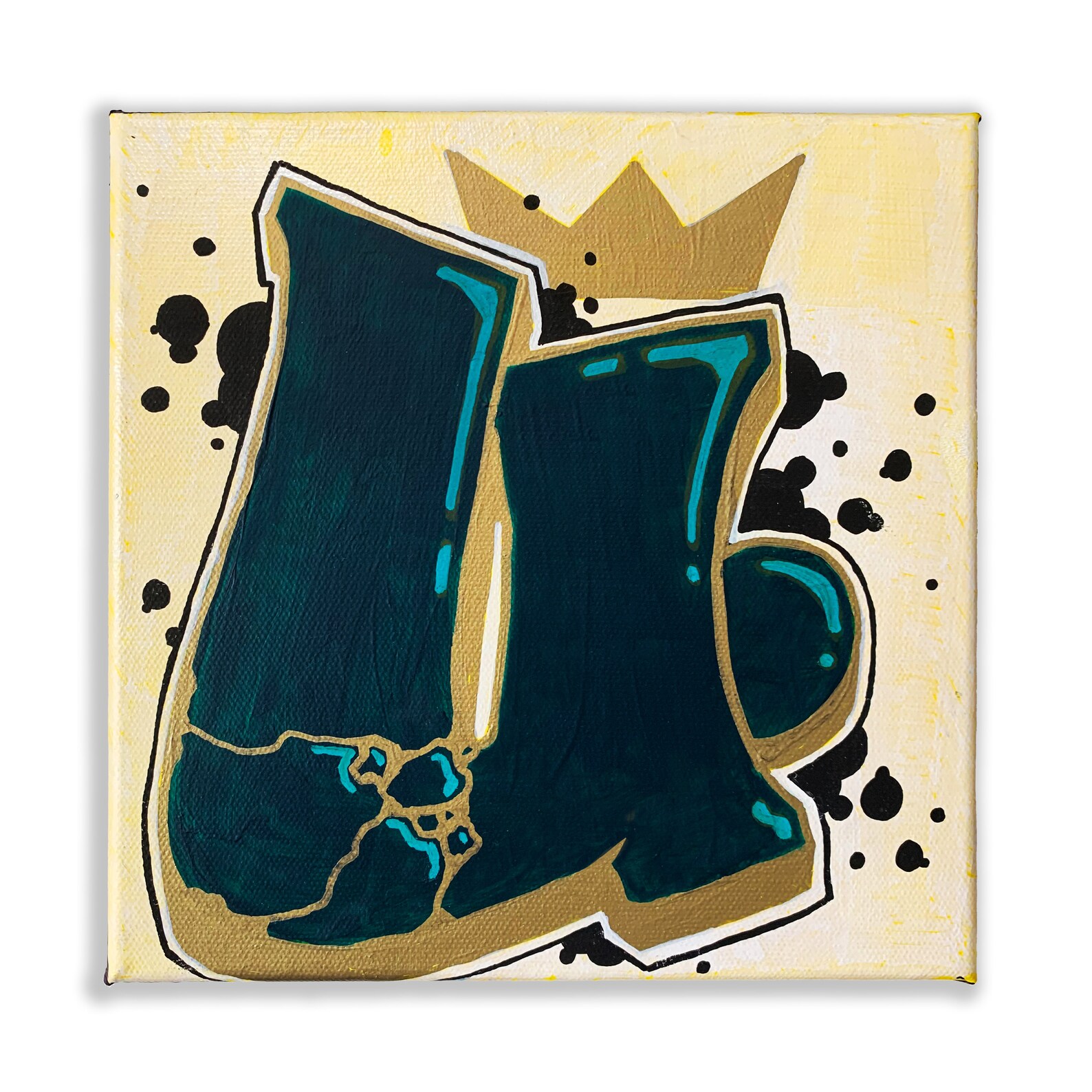 Graffiti Letter U Art Print 12x12 Inches Signed & Numbered X/10 Etsy