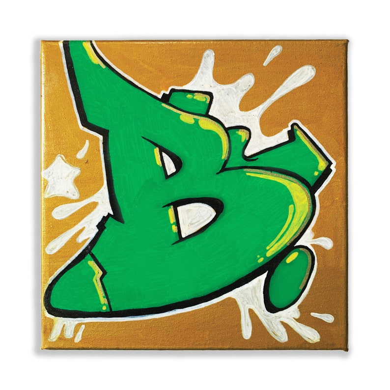lettre en graffiti