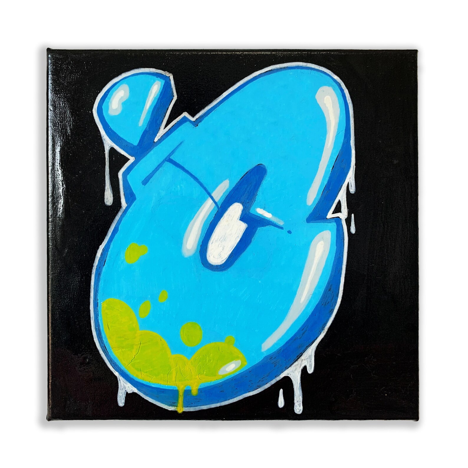 Graffiti Letter C Art Print 12x12 inches Signed & Numbered Etsy