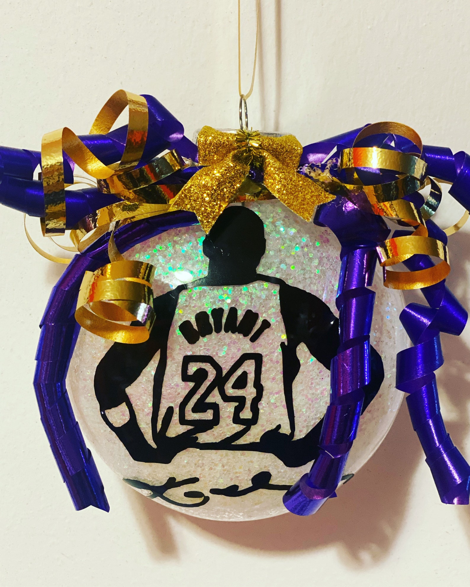 Kobe Bryant Christmas Ornament Etsy