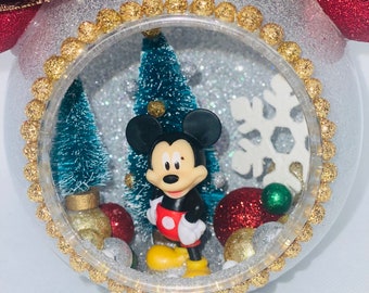 Handmade Ornament Inspired by Mickey Mouse