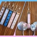 Glitter Sparkle Ear Holder Key Fob Headband Saver Accessories Key Chain Mouse Ears