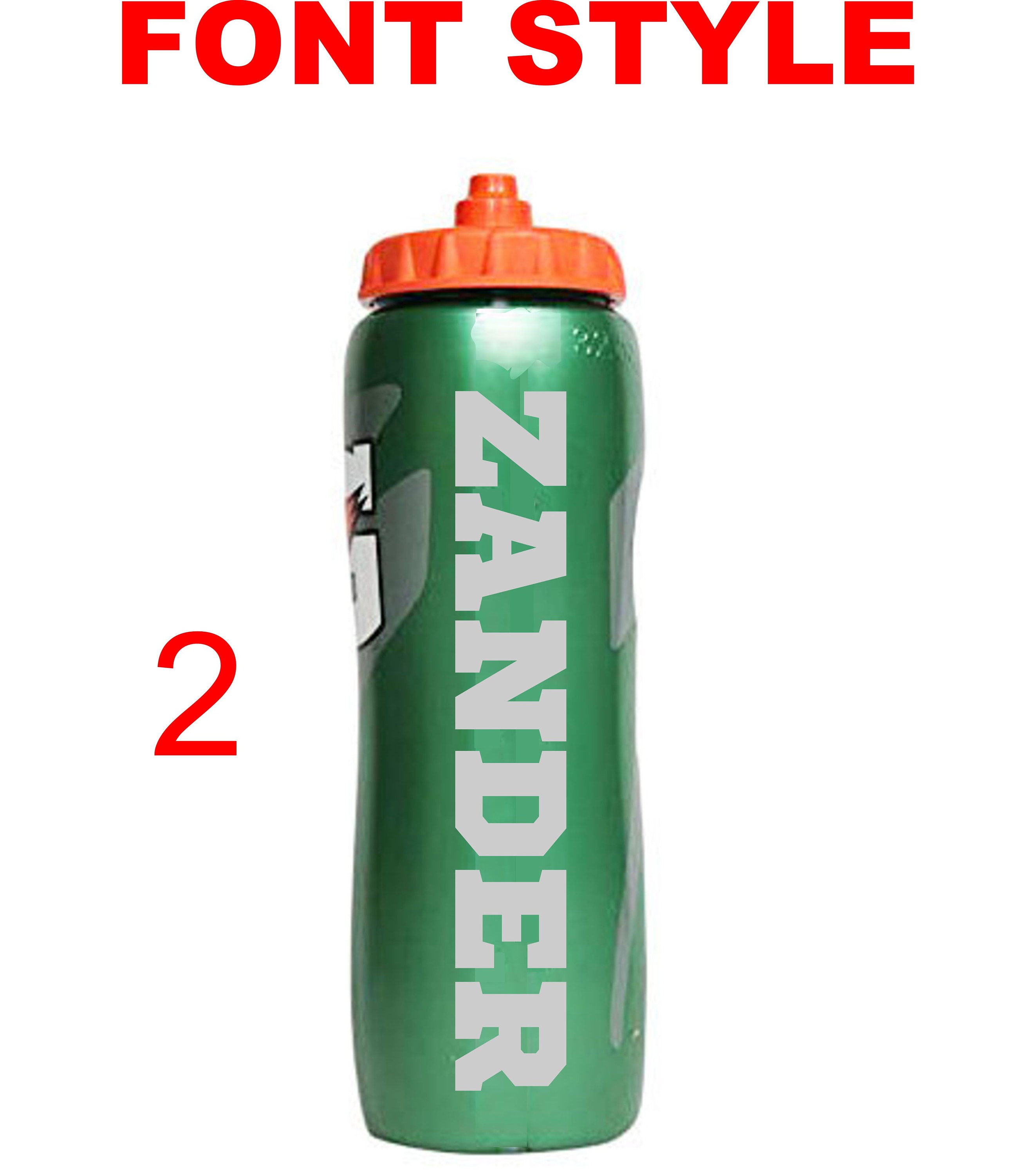 Water Bottle-Gatorade Sports Bottle- Personalized  CABINS & QUADS-  Everything Custom for Camp & College