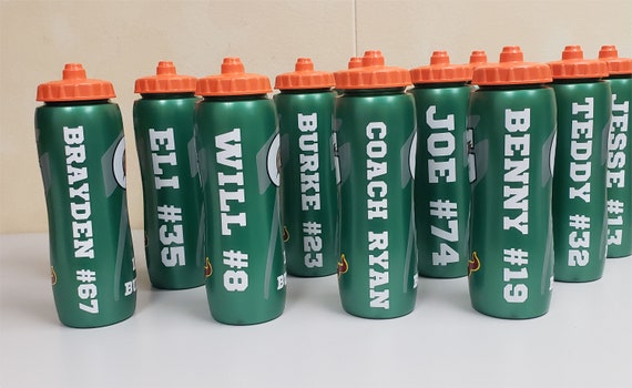 Personalized Gatorade Water Bottles, Team Water Bottles, 32oz Custom Squeeze  Bottles 
